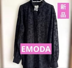 ★新品タグ付き★EMODA★花柄 長袖シャツ★Lサイズ★のサムネイル