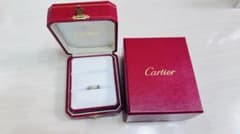 【値下げ中】【Cartier】 バレリーナ ウェディングリング ダイヤ3石正規品
