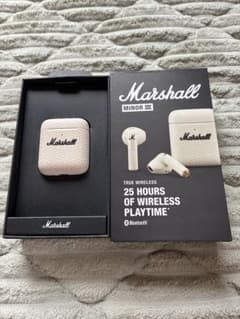 Marshall Minor III ホワイト ワイヤレスイヤフォンのサムネイル