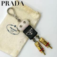 PRADA プラダ キーホルダー チャーム エドワード ロボット三角ロゴ 保存袋 PRADA プラダ キーホルダー チャーム エドワード ロボット三角ロゴ
