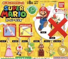 セミコンプ ７点 スーパーマリオ めじるしアクセサリー2のサムネイル