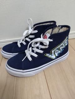 VANSハイカットスニーカー ２１cm キッズバンズのサムネイル
