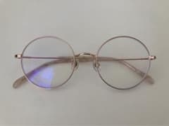 【未使用】Zoff CLASSIC ピンクゴールド ラウンド メタルのサムネイル