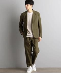 2019SS UNITED ARROWS ウオッシュド スーツ セットアップ Lのサムネイル