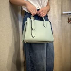 美品✨ ミントグリーン ハンドバッグのサムネイル