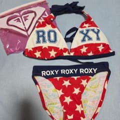 ROXY セパレート水着 星柄 ネイビー レッド - メルカリ