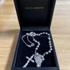DOLCE&GABBANA ロザリオ　シルバー