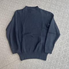 40s】US NAVY ゴブセーター 濃紺 やや大きめ Mサイズ相当 中古美品 