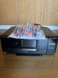 EPSON EP-808AB インクジェットプリンター 複合機、インク10本 - メルカリ