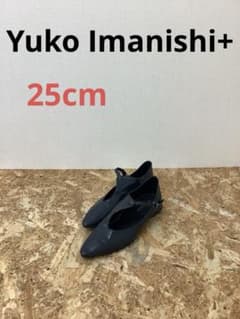 Yuko Imanishi+レディースTストラップ パンプス ブラック 25cm - メルカリ