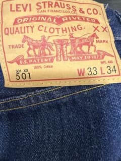 Levi's 501 XX 1966ストレートデニム W33 L34のサムネイル