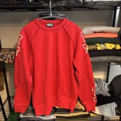DIESEL レッド スウェット トレーナーのサムネイル