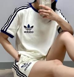 【セットアップ】アディダスadidas テリースリーストライプス タオル地 セットアップ】アディダスadidas テリースリーストライプス タオル地
