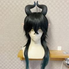 ツイステ マレウス ウィッグ 角 セット - メルカリ