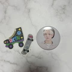 DXTEEN Heart＆Soul 平本健 ステッカー 缶バッジ セットのサムネイル