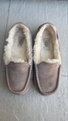 UGG スエード モカシン グレー - メルカリ