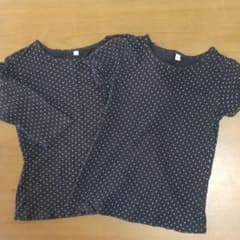 無印良品130 半袖 長袖 2枚組☆彡のサムネイル