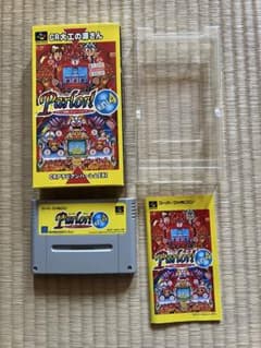動作確認確認済・箱と取扱説明書有】 SFC用ソフト・Parlor!Mini4
