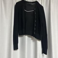 GU カーディガン　黒のサムネイル