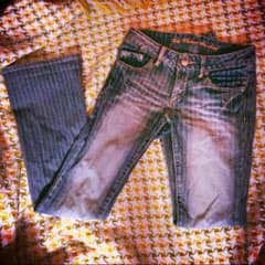 ストライプブーツカットデニムパンツのサムネイル