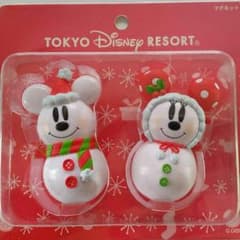 スノースノー　ミッキー&ミニー　マグネットのサムネイル