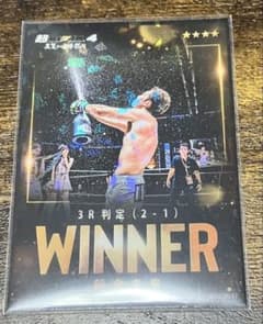 超激レア】朝倉未来 winner ライコレリアルカード RIZIN 美品 - メルカリ