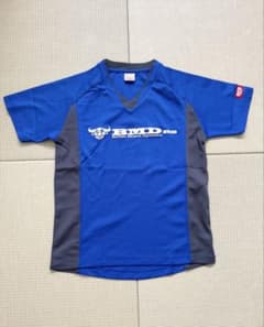 wundou 卓球 ゲームシャツ150cm JTTA公認 BMD ブルー×グレーのサムネイル