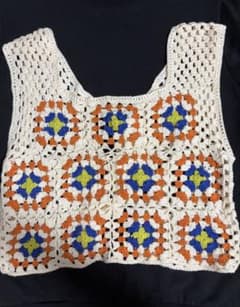 w closet フラワークロシェニットベストのサムネイル