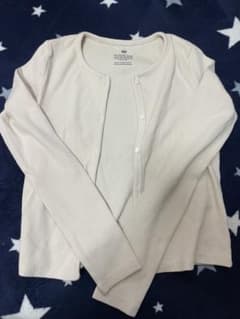 H&M ホワイト カーディガン US 8/10のサムネイル