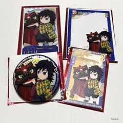 鬼滅の刃 中国限定 冨岡義勇 缶バッジ、アクリルチケット カード 3点セット 冨岡義勇 鬼滅の刃 中国限定 非遺 アクリルチケット 缶バッジ