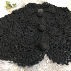 アナスイ アルパカ混合ニットポンチョのサムネイル