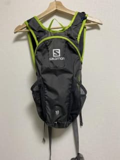 Salomon バックパック 10L グレー・ライムのサムネイル