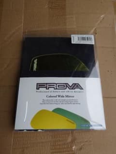 PROVA カラードワイドミラー イエロー　スバル　レガシィ　極美品のサムネイル