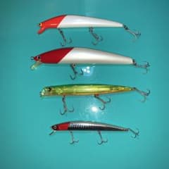 シーバス用ルアーセット　タイドミノー　K TENブルーオーシャン等のサムネイル