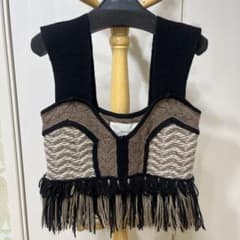 TODAYFUL ジャガードフリンジビスチェ - メルカリ