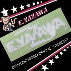 矢沢永吉☆E.YAZAWA☆公式ステッカー☆WHITE 正規品！！ - メルカリ