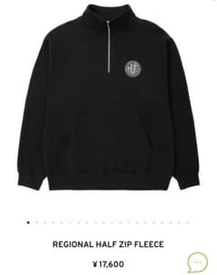 HUF 【REGIONAL HALF ZIP FLEECE】のサムネイル