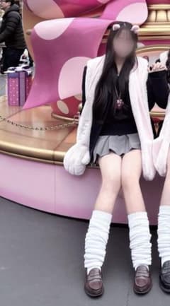 디즈니 핑크 머플러 캡