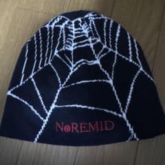 NOREMID ニット帽 ビーニー スパイダーウェブ柄のサムネイル