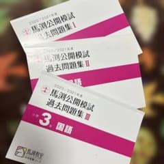 馬渕公開模試 過去問題集 小学3年 国語 3冊セット - メルカリ