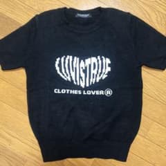 LUVISTRUE 半袖ニット ブラックのサムネイル