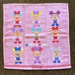 ミッキー＆ミニー　ハンドタオルのサムネイル