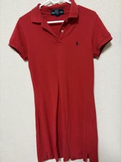 Ralph Lauren ラルフローレン　半袖ワンピース レッドのサムネイル