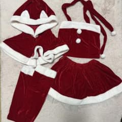 dazzystore デイジーストア サンタ コスプレ 猫耳 ベロア ポンチョのサムネイル
