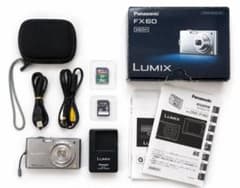 SDカード2枚付PanasonicLUMIX DMC-FX60 シルバーデジカメ - メルカリ