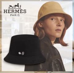 HERMES バケットハット ブラック サイズ57 - メルカリ