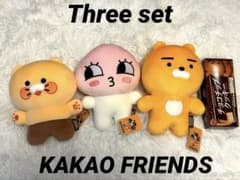 KAKAO FRIENDS 봉제인형 세트·라이언·아피치 춘식