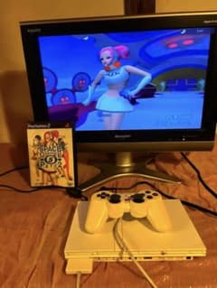 PlayStation2 本体ソフト4本付きのサムネイル