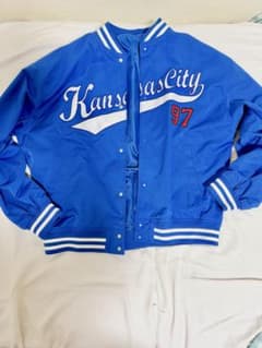 【美品】スカジャン L ブルーのサムネイル