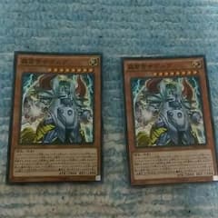 遊戯王　轟雷帝ザボルグ　二枚セットのサムネイル